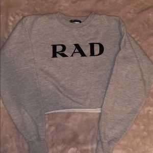 Brandy Melville crop sweatshirt